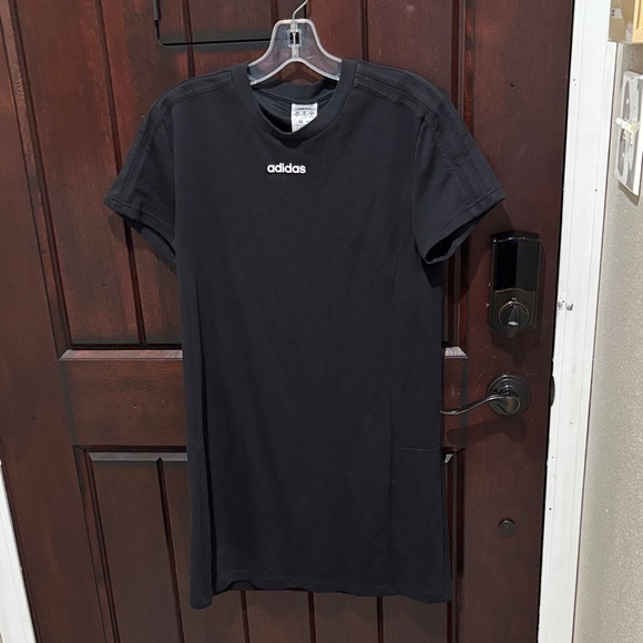 adidas Dresses & Skirts - Adidas Classic Black Tee Dress M